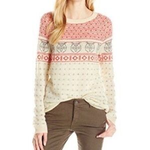Woolrich Fair Isle Owl Mohair Sweater Sz-XL